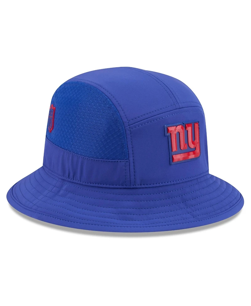 New Era Men's Royal New York Giants 2026 Sideline Bucket Hat