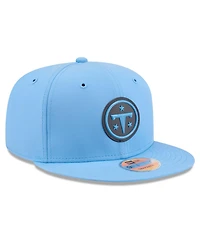 New Era Men's Light Blue Tennessee Titans 2026 Sideline 9FIFTY Snapback Hat