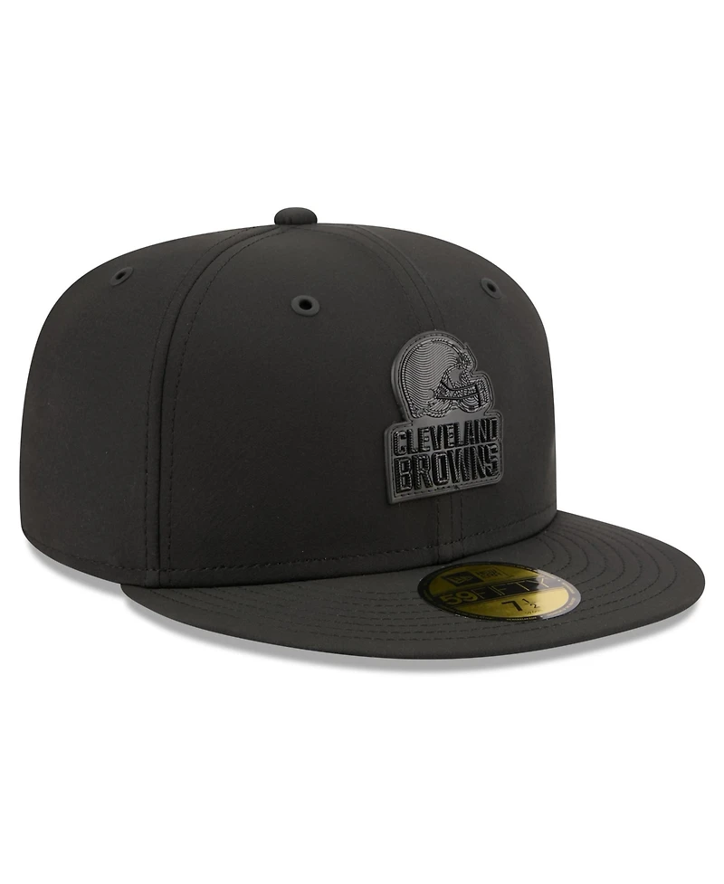 New Era Men's Black Cleveland Browns 2026 Sideline 59FIFTY Fitted Hat