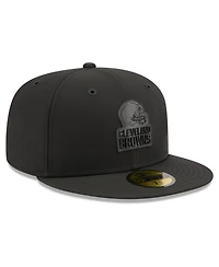 New Era Men's Black Cleveland Browns 2026 Sideline 59FIFTY Fitted Hat