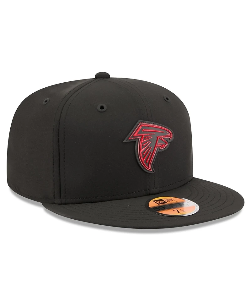 New Era Men's Black Atlanta Falcons 2026 Sideline 59FIFTY Fitted Hat