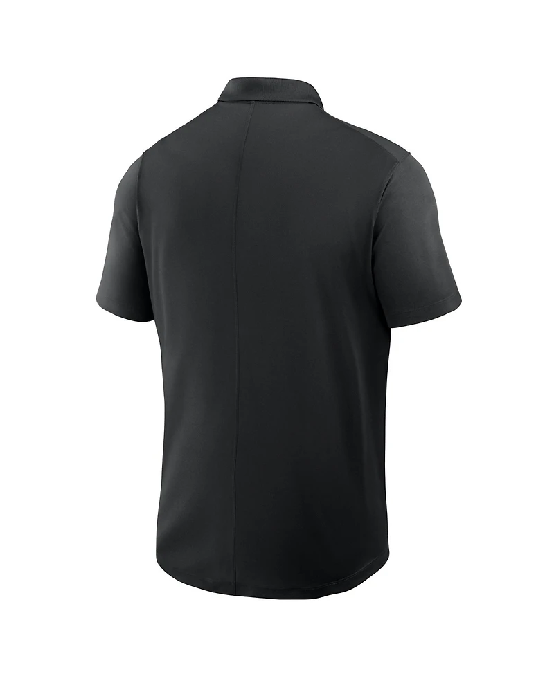 Nike Men's Black Detroit Lions Dri-fit Victory Polo Shirt