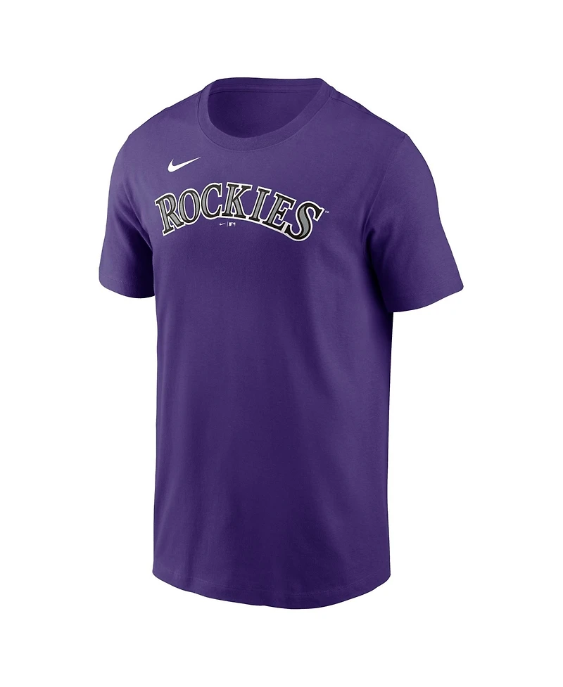 Nike Men's Matt Holliday Purple Colorado Rockies Cooperstown Collection Name Number T-Shirt