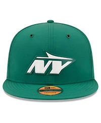 New Era Men's Green New York Jets 2026 Sideline 9FIFTY Snapback Hat