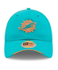 New Era Men's Aqua Miami Dolphins 2026 Sideline Casual Classic Adjustable Hat