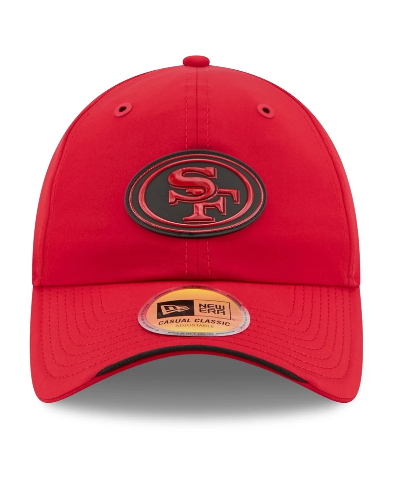 New Era Men's Scarlet San Francisco 49ers 2026 Sideline Casual Classic Adjustable Hat