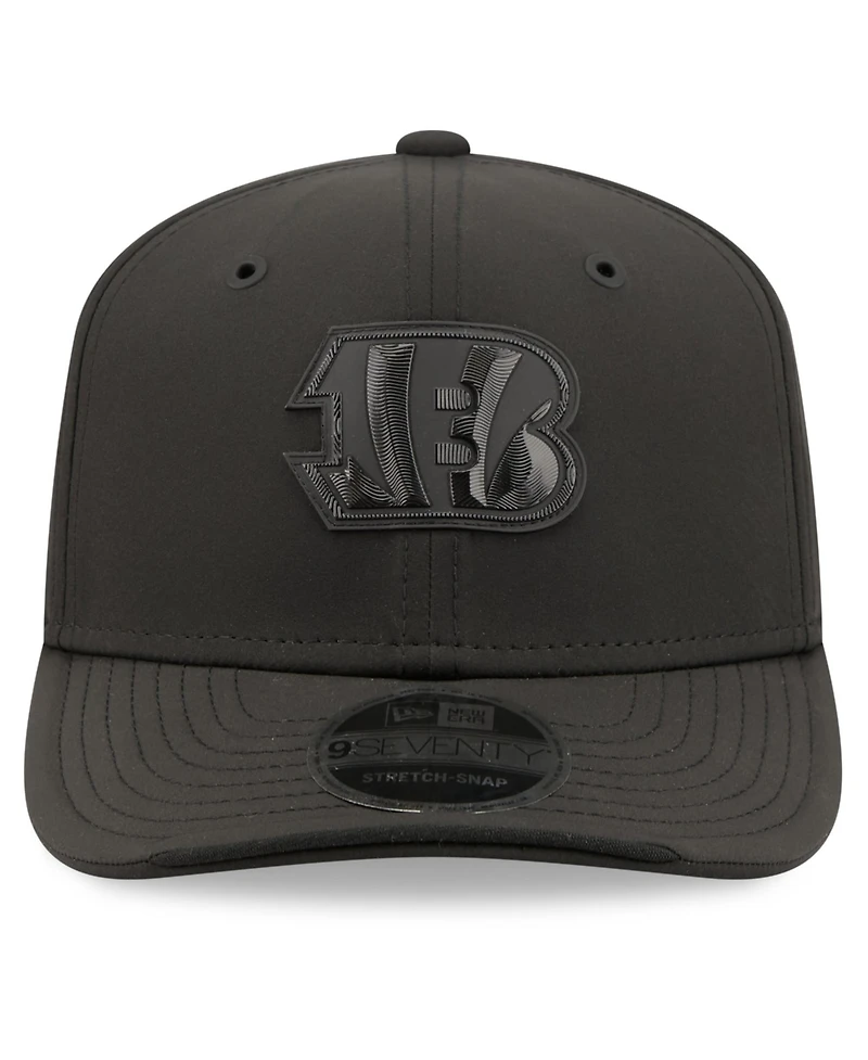 New Era Men's Black Cincinnati Bengals 2026 Sideline 9SEVENTY Adjustable Hat