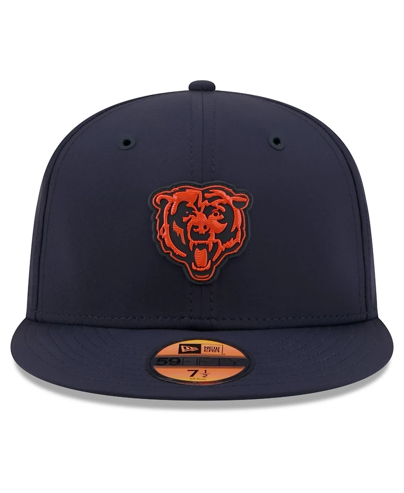 New Era Men's Navy Chicago Bears 2026 Sideline 59FIFTY Fitted Hat