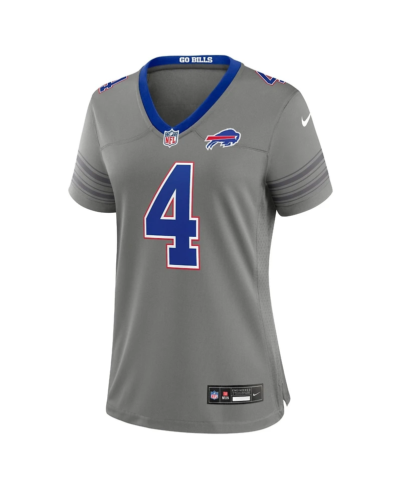 Nike Women's James Cook Iii Gray Buffalo Bills Nickel City Game Jersey