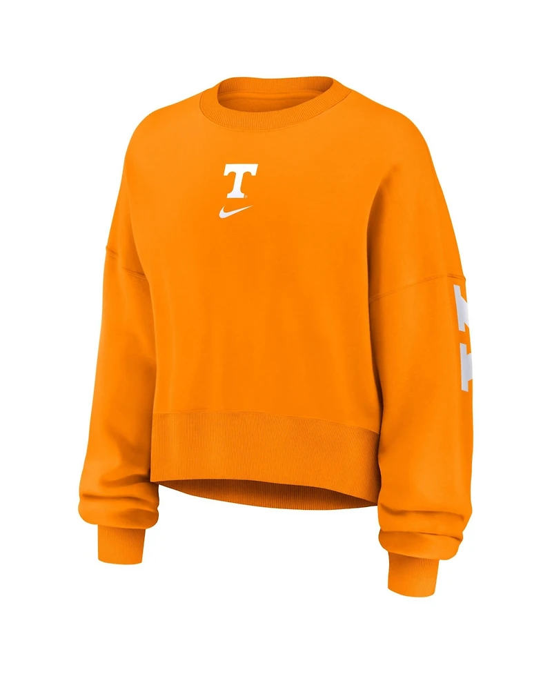 Nike Women's Tennessee Orange Volunteers Oversized Phoenix Pullover Sweatshirt