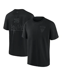 Fanatics Men's Philadelphia 76ers Blackout Heavyweight T-Shirt