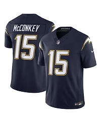 Nike Men's Ladd McConkey Navy Los Angeles Chargers Alternate Super Vapor F.u.s.e. Stitched Limited Jersey