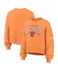 Nike Women's Orange Tampa Bay Buccaneers Oversized Phoenix Fleece Sweatshirt