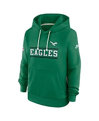 Nike Women's Kelly Green Philadelphia Eagles Sideline Standard Issue Alternate Dri-fit Hoodie