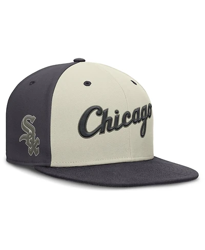 Nike Men's Cream Chicago White Sox Dri-fit True Fitted Hat