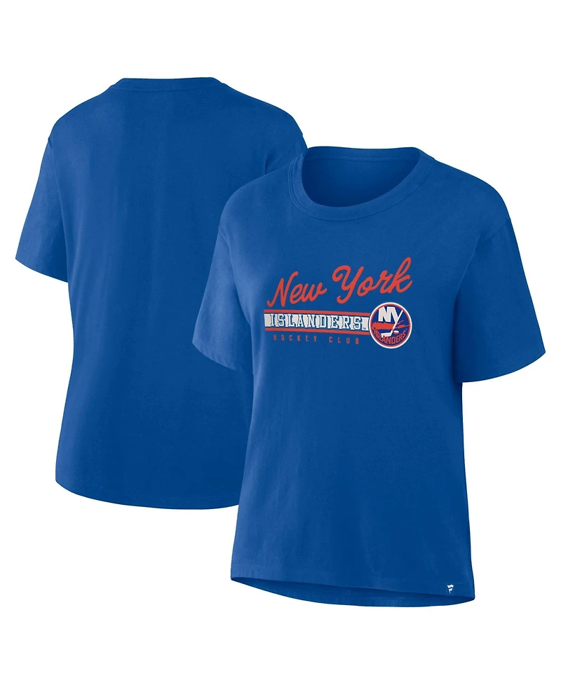 Fanatics Women's Royal New York Islanders Hometown Premium Legacy T-Shirt