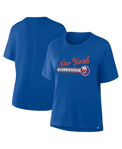 Fanatics Women's Royal New York Islanders Hometown Premium Legacy T-Shirt