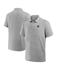 Fanatics Men's Heather Gray Dallas Cowboys Clutch Polo Shirt