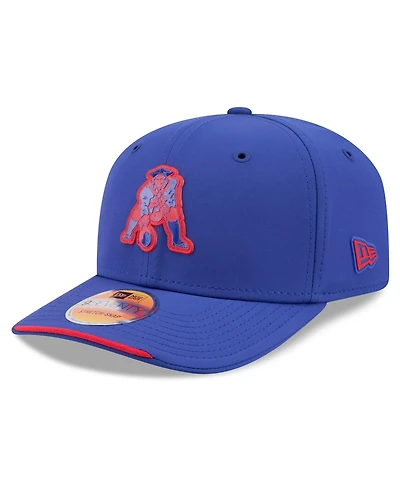 New Era Men's Royal New England Patriots 2026 Sideline Throwback 9SEVENTY Adjustable Hat