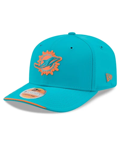 New Era Men's Aqua Miami Dolphins 2026 Sideline 9SEVENTY Adjustable Hat