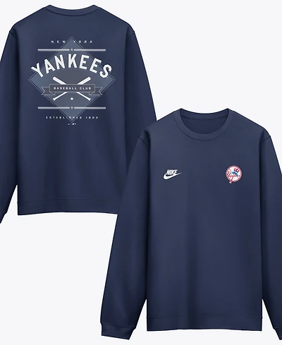 Nike Men's Navy New York Yankees Cooperstown Diamond Sweatshirt