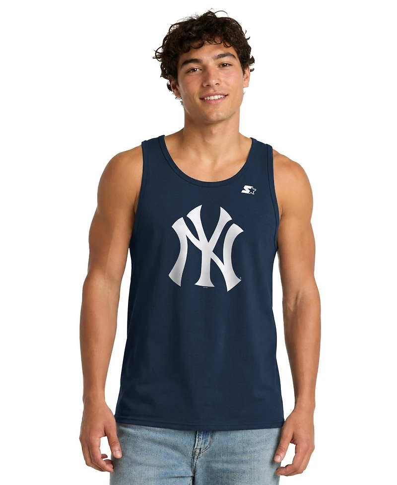 Starter Men's Navy New York Yankees Tank Top