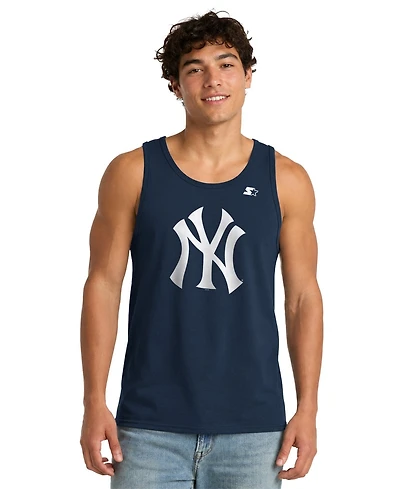 Starter Men's Navy New York Yankees Tank Top