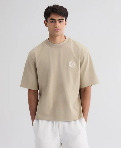 Fanatics Men's Sepia Tint Chicago Cubs Iconic Heavyweight T-Shirt