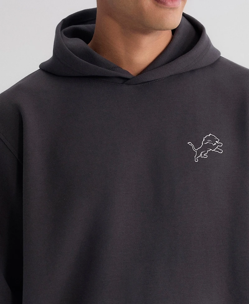 Fanatics Men's Charcoal Detroit Lions Clutch Tri-Blend Hoodie