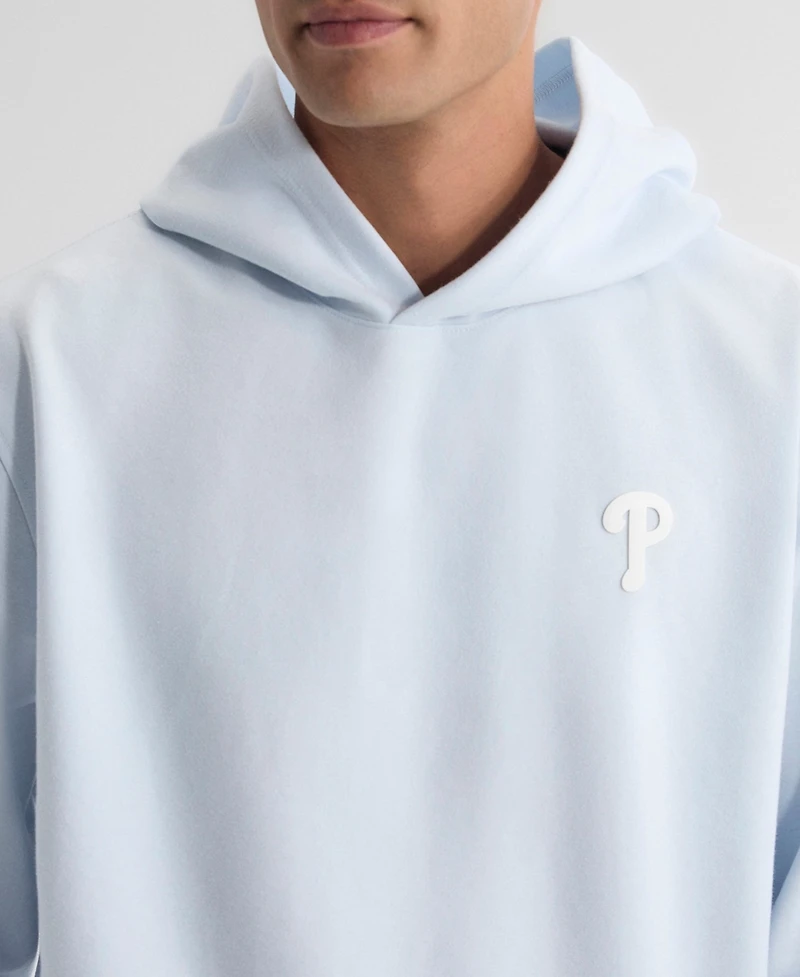 Fanatics Men's Light Blue Philadelphia Phillies Clutch Tri-Blend Hoodie