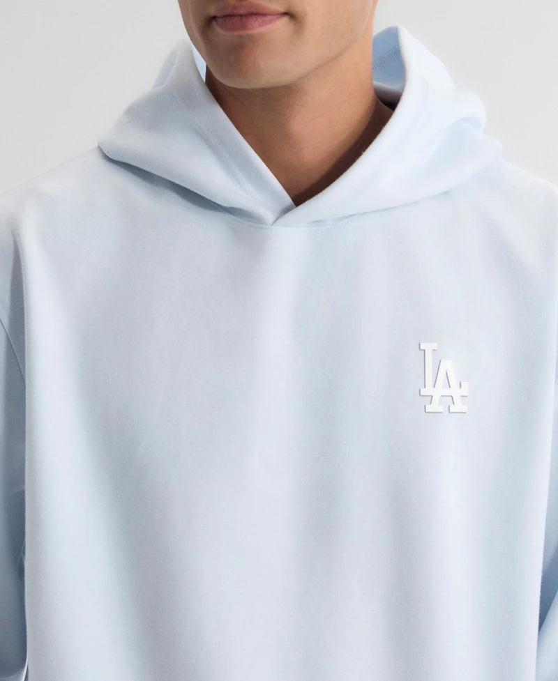 Fanatics Men's Light Blue Los Angeles Dodgers Clutch Tri-Blend Hoodie