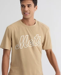 Fanatics Men's Khaki New York Mets Clutch Winning Edge T-Shirt
