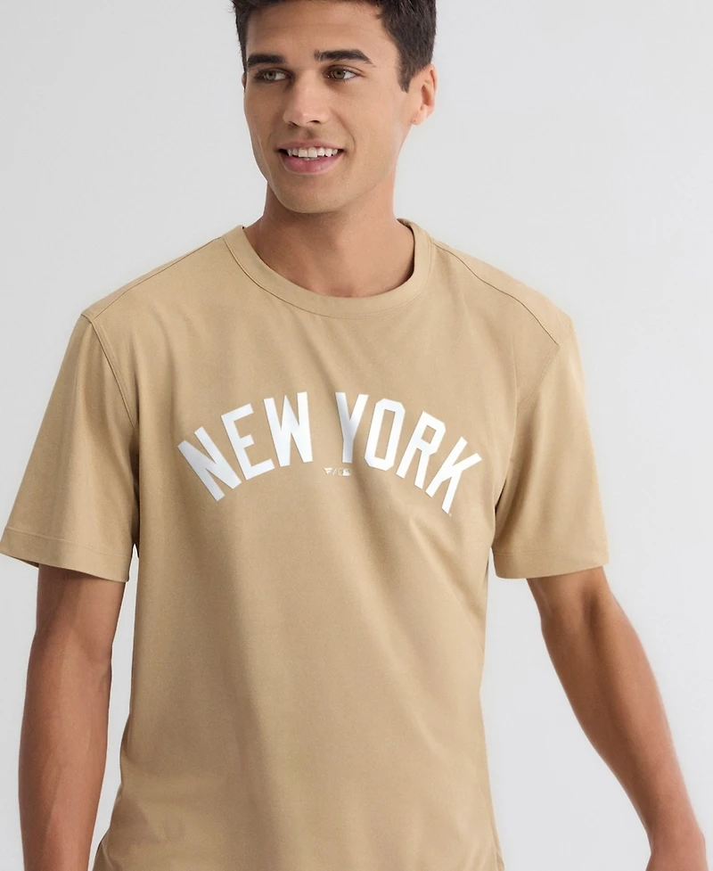 Fanatics Men's Khaki New York Yankees Clutch Winning Edge T-Shirt
