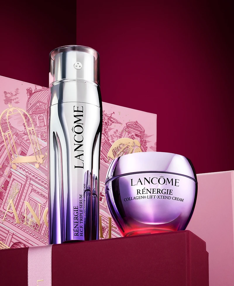 Lancome 2-Piece Renergie Collagen Cream & H.c.f. Triple Serum Set