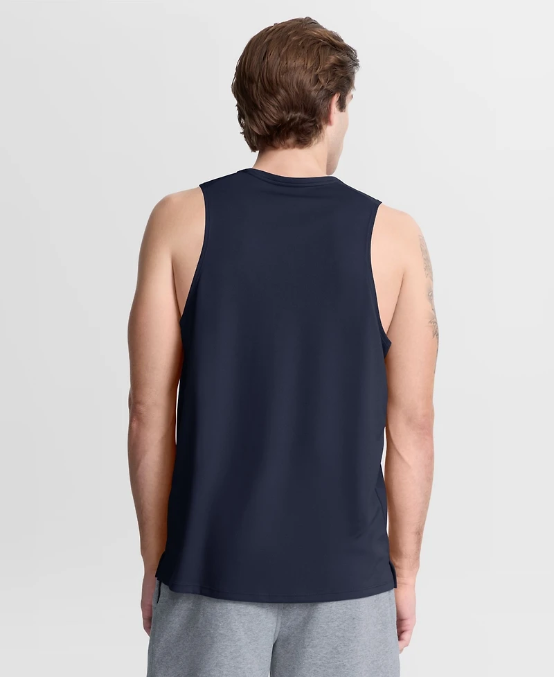 Nike Men's Navy New England Patriots Kickoff Miler Dri-fit Tank Top