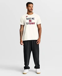 Nike Men's Cream Boston Red Sox Cooperstown Collection ‘70s Inspired T-Shirt