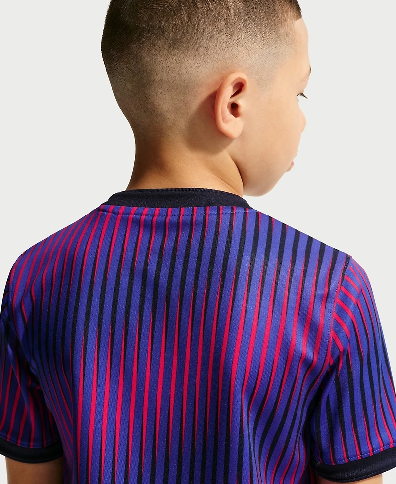 Nike Big Boys and Girls Navy Paris Saint-Germain 2026/27 Dri-fit Pre-Match Jersey