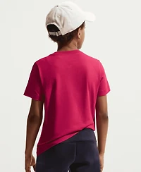 Nike Big Boys and Girls Red Barcelona Crest T-Shirt
