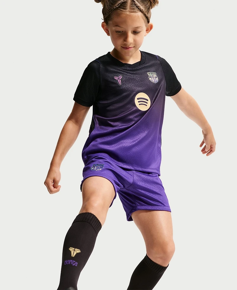 Nike Preschool Purple Barcelona 2026/27 Away Stadium Replica Kit