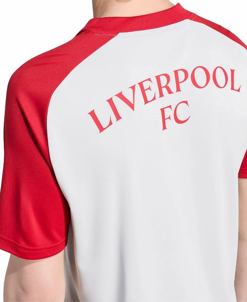 Adidas Men's Gray/Red Liverpool 2026/27 Away Pre-Match Jersey