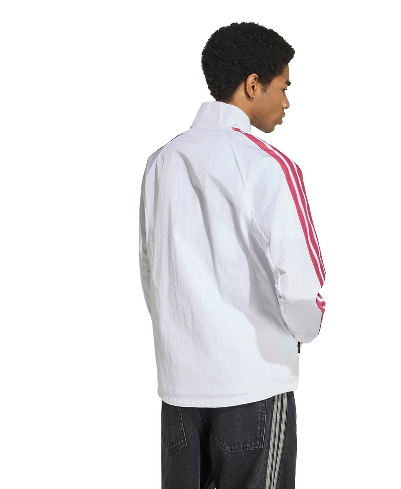 Adidas Men's White Real Madrid 2026 Full-Zip Anthem Jacket