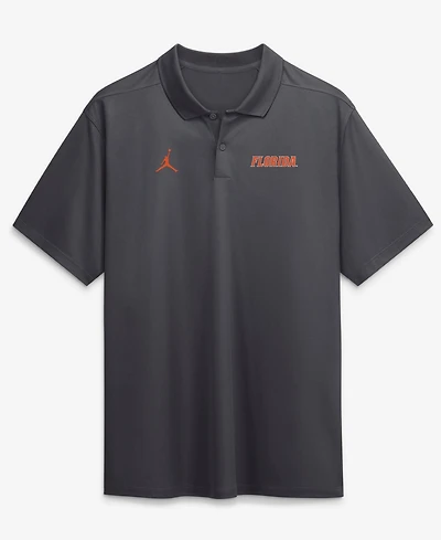 Jordan Men's Anthracite Florida Gators Dri-fit Victory Polo Shirt