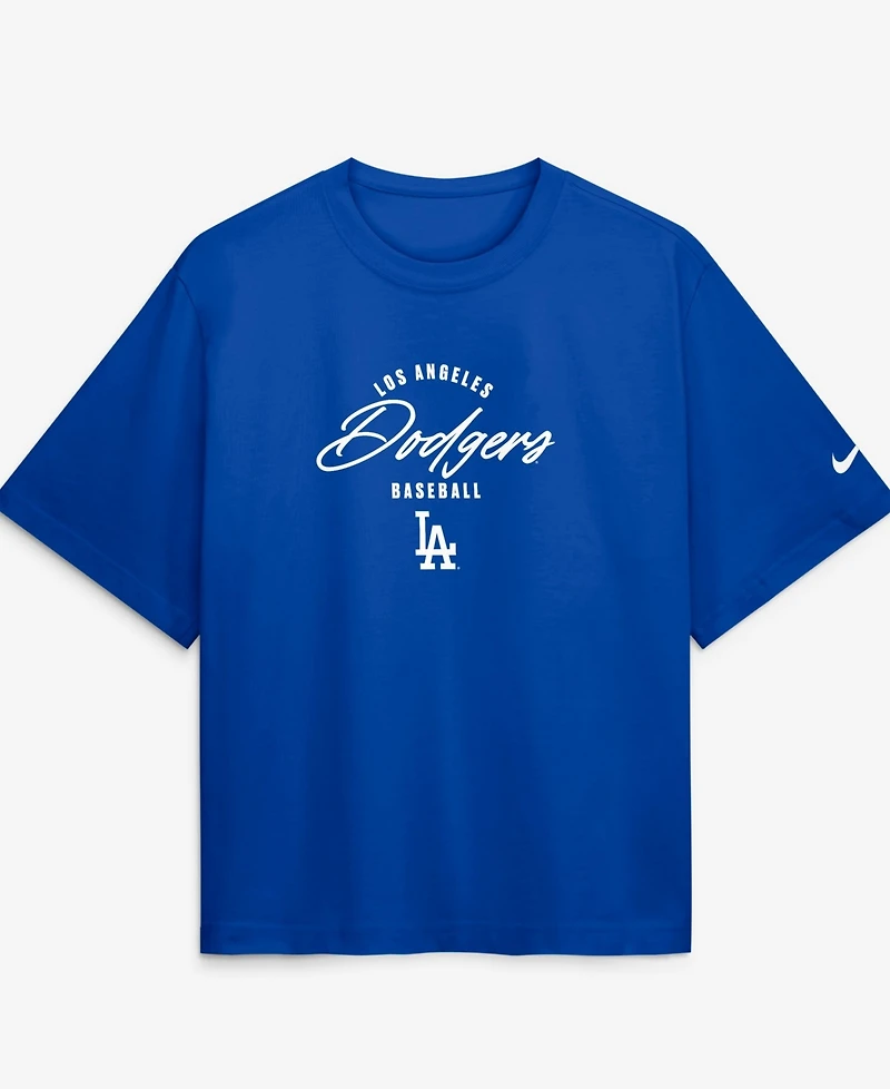 Nike Women's Shohei Ohtani Royal Los Angeles Dodgers Premium Essentials Boxy Name Number T-Shirt