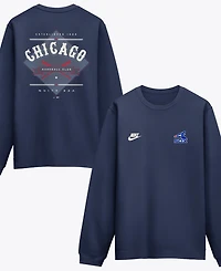 Nike Men's Navy Chicago White Sox Cooperstown Diamond Sweatshirt