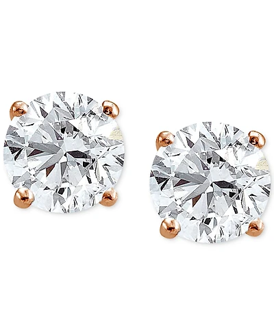 Giani Bernini Cubic Zirconia Sterling Silver Stud Earrings, Created for Macy's