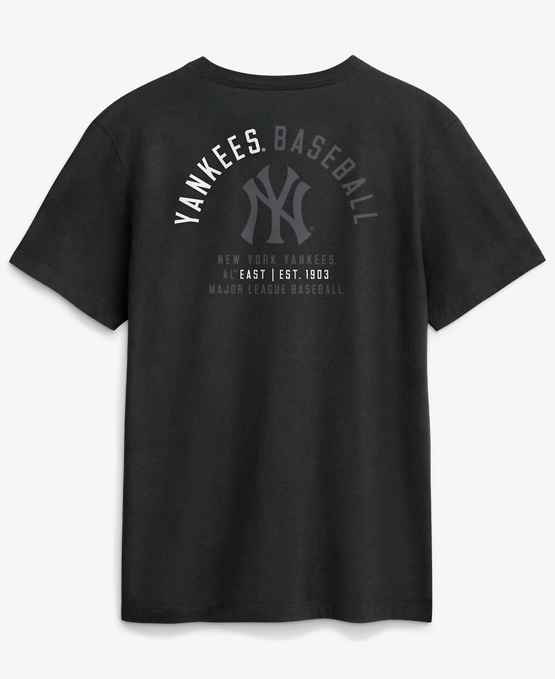 Nike Men's Black New York Yankees Split Logo T-Shirt