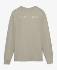 Fanatics Men's Beige New York Yankees ElementsLong sleeves T-Shirt