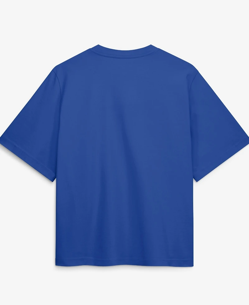 Nike Women's Royal Duke Blue Devils Arch Logo Boxy T-Shirt