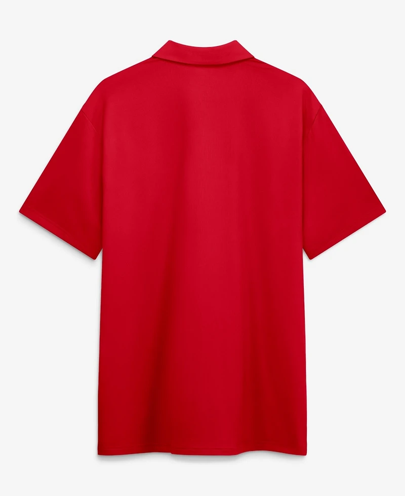 Nike Men's Scarlet Ohio State Buckeyes 2026 Sideline Tour Dri-fit Polo Shirt