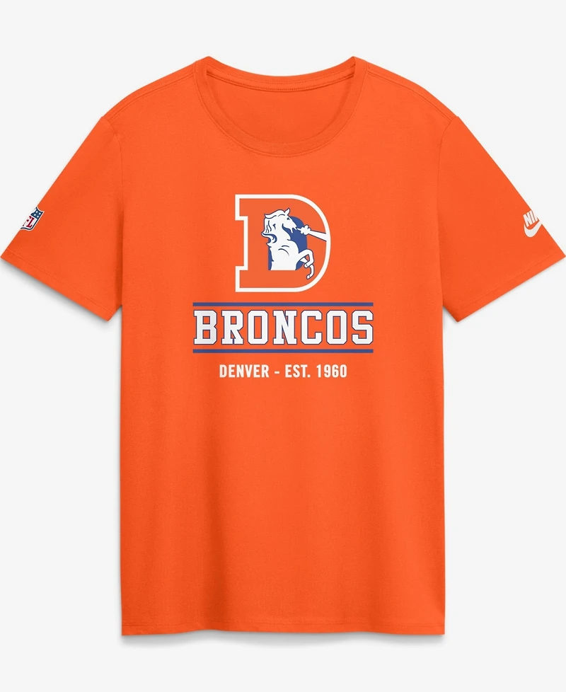Nike Women's Orange Denver Broncos Sideline Alt Dri-fit T-Shirt